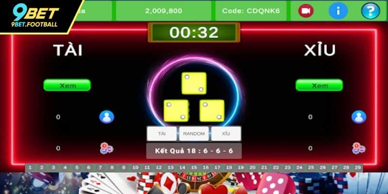 Cược bộ ba đồng chất với tỷ lệ thưởng cực cao