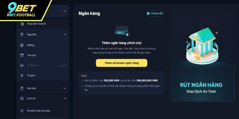 Khái quát sơ lược về rút tiền 9BET